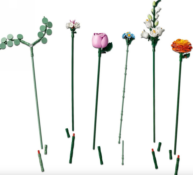 Конструктор Botanicals "Букет квітів" 749 деталей 1034 фото