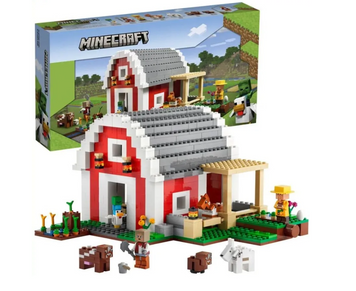 Конструктор Bela Майнкрафт "Красный амбар" Minecraft, 799 деталей 65001 фото