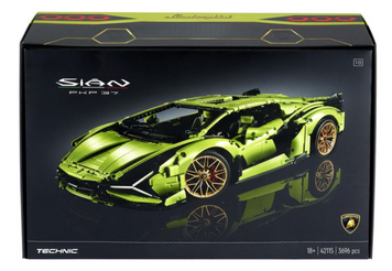 Конструктор спорткар Lamborghini Sian FKP 37, 3696 деталей 53245 фото