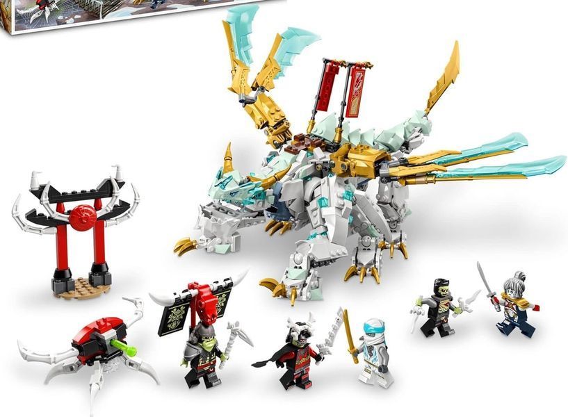 Конструктор Bela Ніндзяго "Крижаний дракон Зейна", 973 деталей Ninjago 11086 фото
